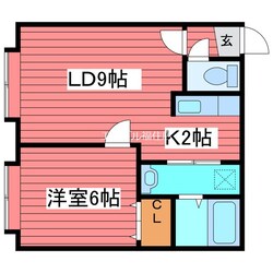 ウエストヒルコートの物件間取画像